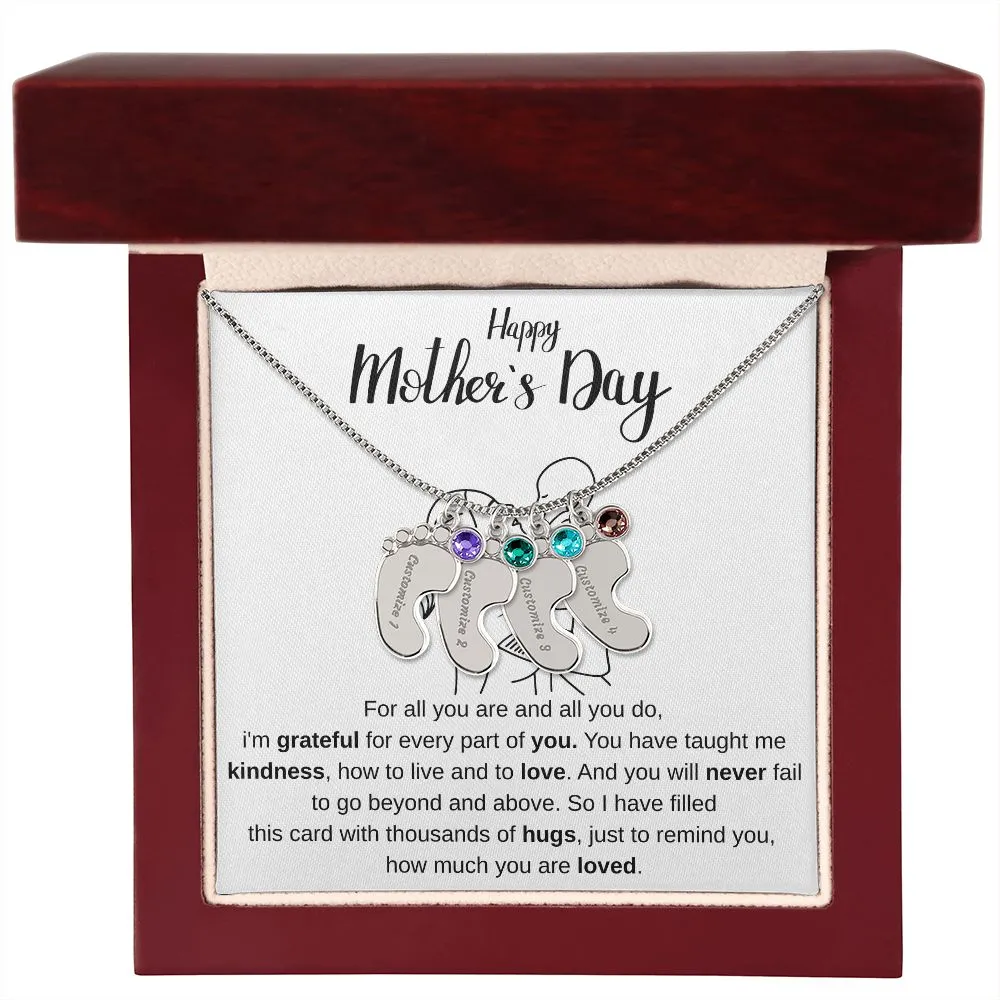 Happy Mothers Day - Personalized Baby Foot