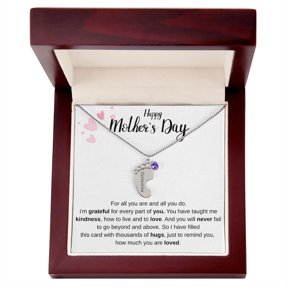 Happy Mothers Day - Personalized Baby Foot