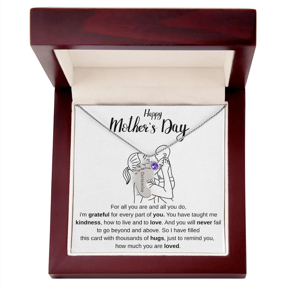 Happy Mothers Day - Personalized Baby Foot