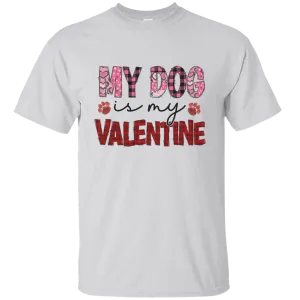 Happy Valentine's Day Dog Heart Friends Girlfriend Boyfriend Wife Husband Family Gift Unisex T-Shirt