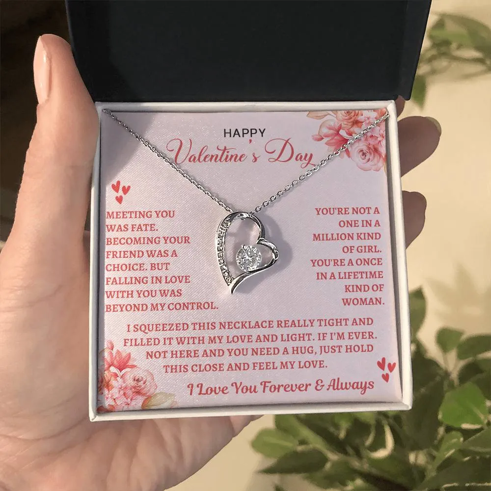 Happy Valentine's Day - Gift for Wife / Soulmate / Girlfriend - "Meeting You Was Fate..."