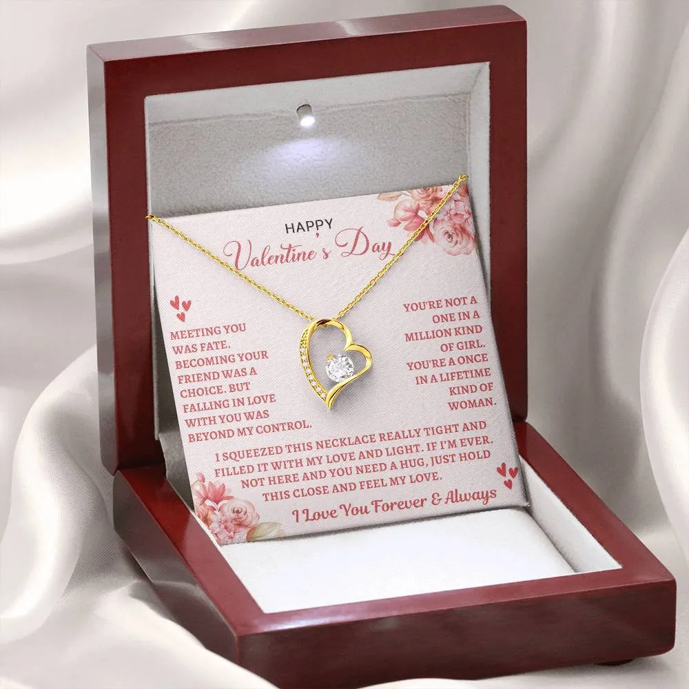 Happy Valentine's Day - Gift for Wife / Soulmate / Girlfriend - "Meeting You Was Fate..."