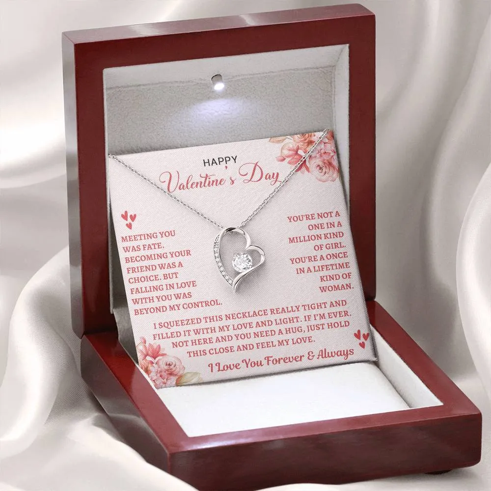 Happy Valentine's Day - Gift for Wife / Soulmate / Girlfriend - "Meeting You Was Fate..."