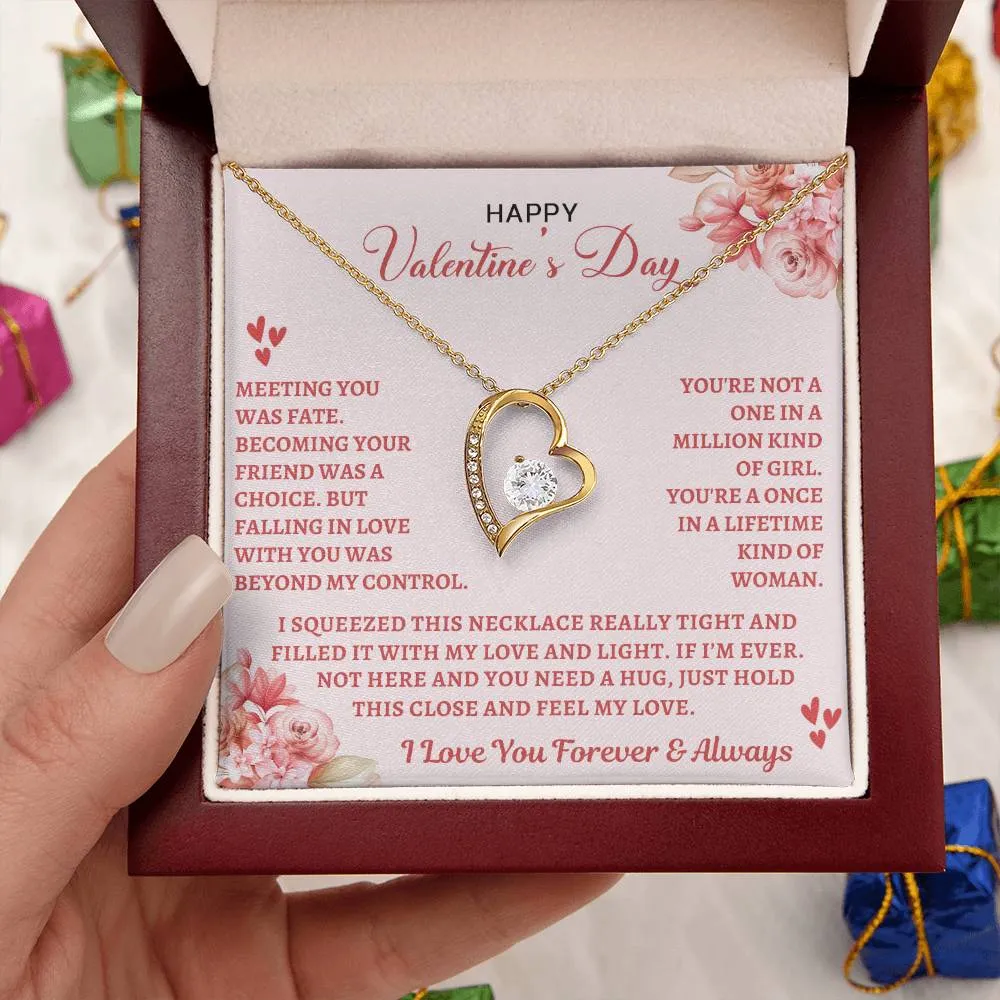 Happy Valentine's Day - Gift for Wife / Soulmate / Girlfriend - "Meeting You Was Fate..."