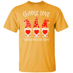 Happy Valentine's Day Gnome Love Heart Friends Girlfriend Boyfriend Wife Husband Family Gift Unisex T-Shirt