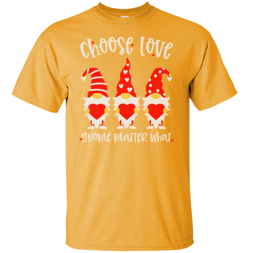 Happy Valentine's Day Gnome Love Heart Friends Girlfriend Boyfriend Wife Husband Family Gift Unisex T-Shirt