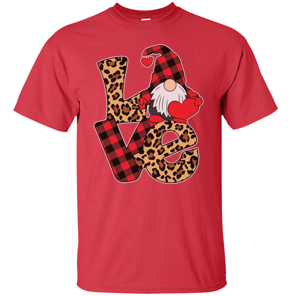 Happy Valentine's Day Gnome Love Heart Friends Girlfriend Boyfriend Wife Husband Gift Unisex T-Shirt