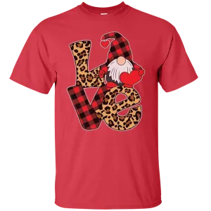 Happy Valentine's Day Gnome Love Heart Friends Girlfriend Boyfriend Wife Husband Gift Unisex T-Shirt
