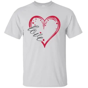 Happy Valentine's Day Heart Friends Girlfriend Boyfriend Wife Husband Family Gift Unisex T-Shirt