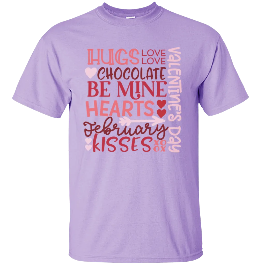 Happy Valentine's Day Heart Friends Girlfriend Boyfriend Wife Husband Family Gift Unisex T-Shirt