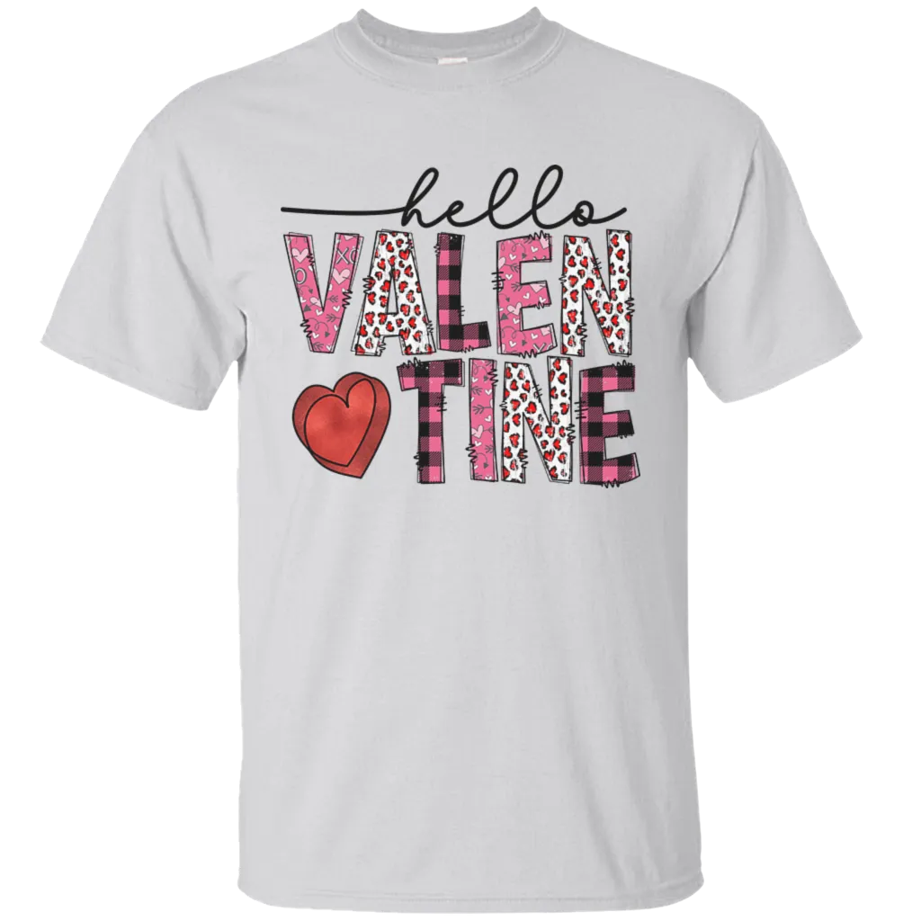 Happy Valentine's Day Heart Friends Girlfriend Boyfriend Wife Husband Family Gift Unisex T-Shirt