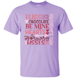 Happy Valentine's Day Heart Friends Girlfriend Boyfriend Wife Husband Family Gift Unisex T-Shirt