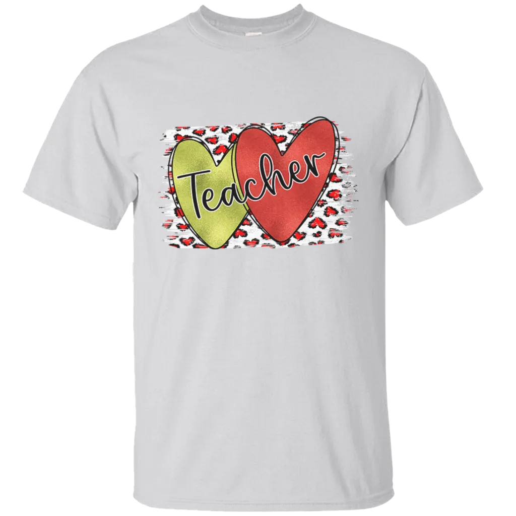Happy Valentine's Day Teacher Heart Friends Girlfriend Boyfriend Wife Husband Family Gift Unisex T-Shirt