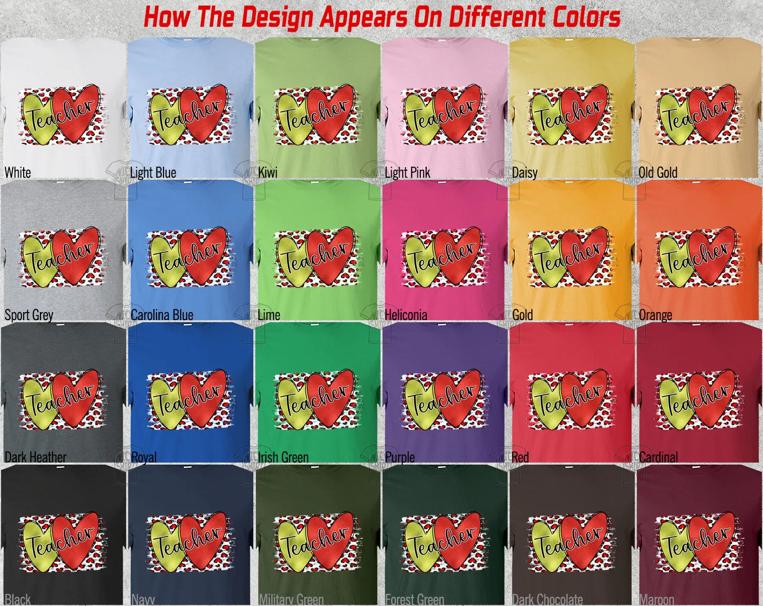 Happy Valentine's Day Teacher Heart Friends Girlfriend Boyfriend Wife Husband Family Gift Unisex T-Shirt