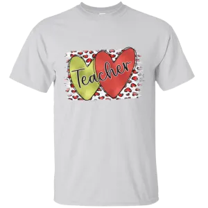 Happy Valentine's Day Teacher Heart Friends Girlfriend Boyfriend Wife Husband Family Gift Unisex T-Shirt