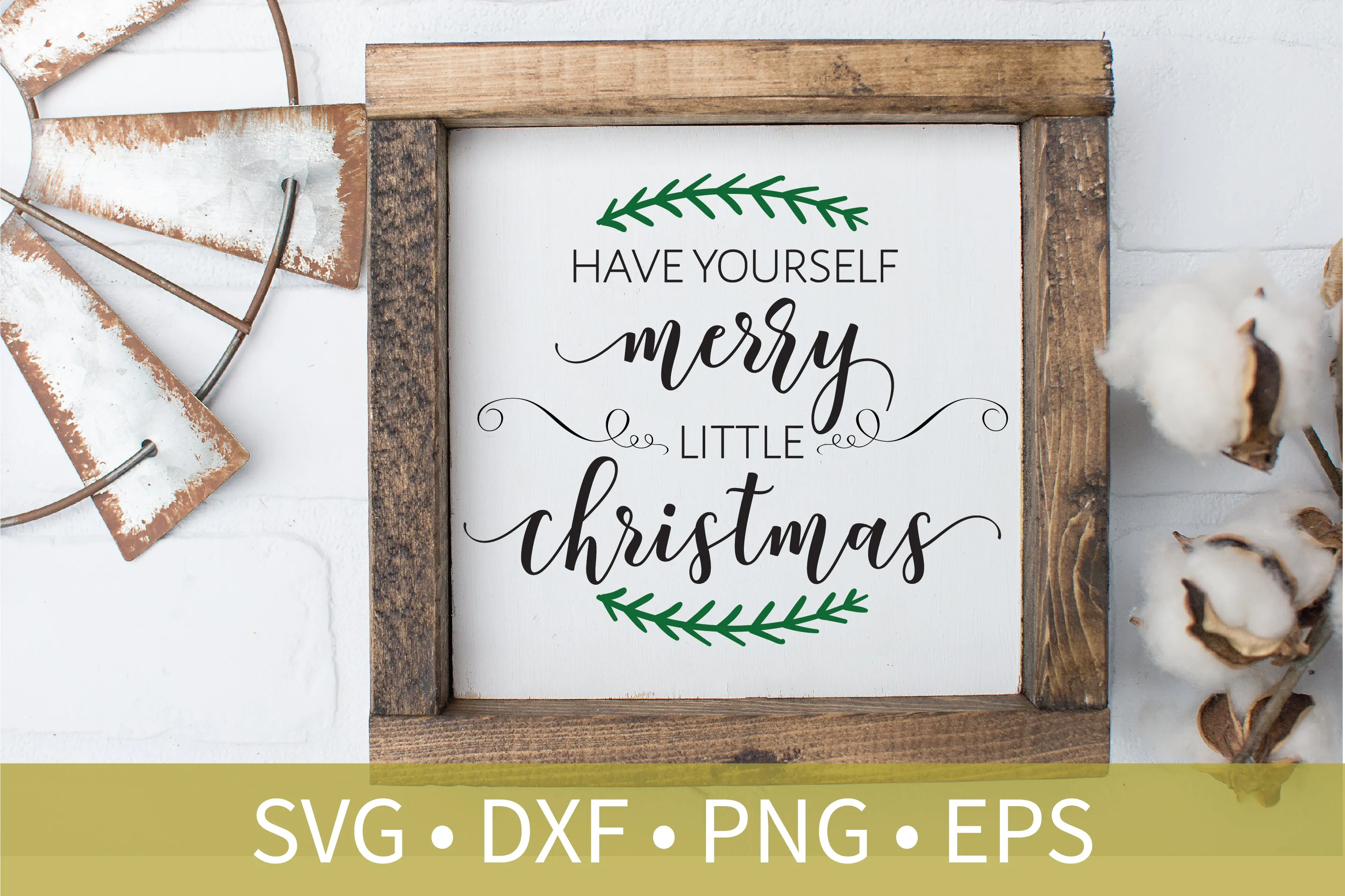 Have Yourself a Little Merry Christmas svg dxf eps png file - Christmas svg dxf clipart - Christmas Decor DIY Craft - Christmas Sign Stencil