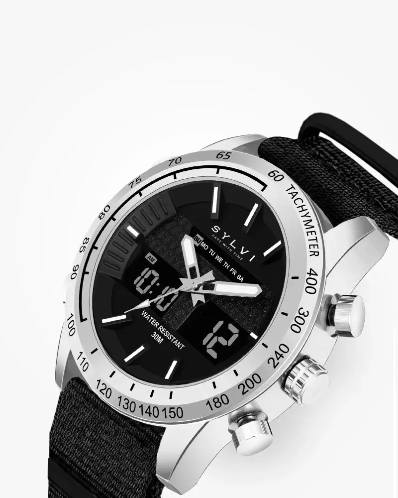 Hawk Silver Black Nylon