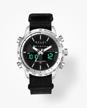 Hawk Silver Black Nylon
