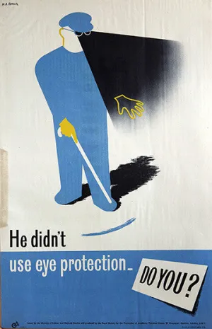 He Didn't Use Eye Protection