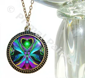 Heart Chakra Jewelry, Twin Flames Necklace, Reiki Energy Soulmate - "Unconditional Love"