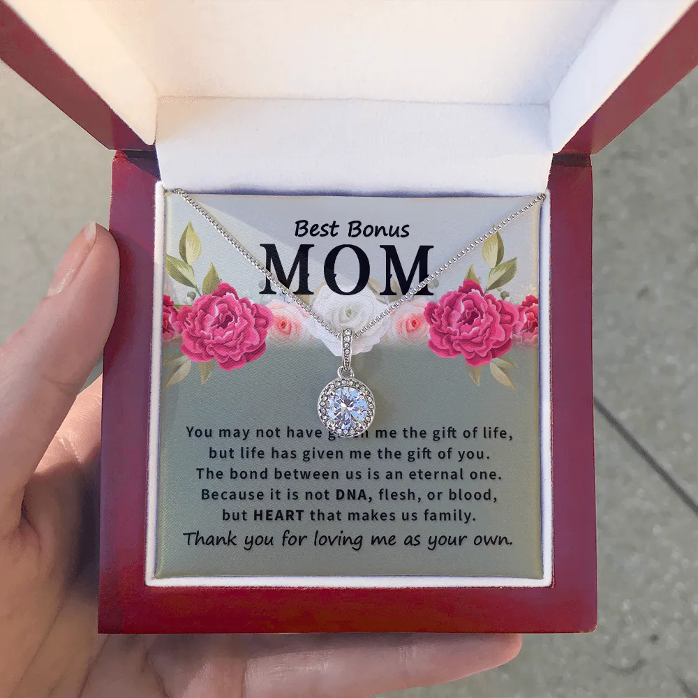 Heart that makes us family-Sentimental Eternal Hope Necklace for Bonus Mom