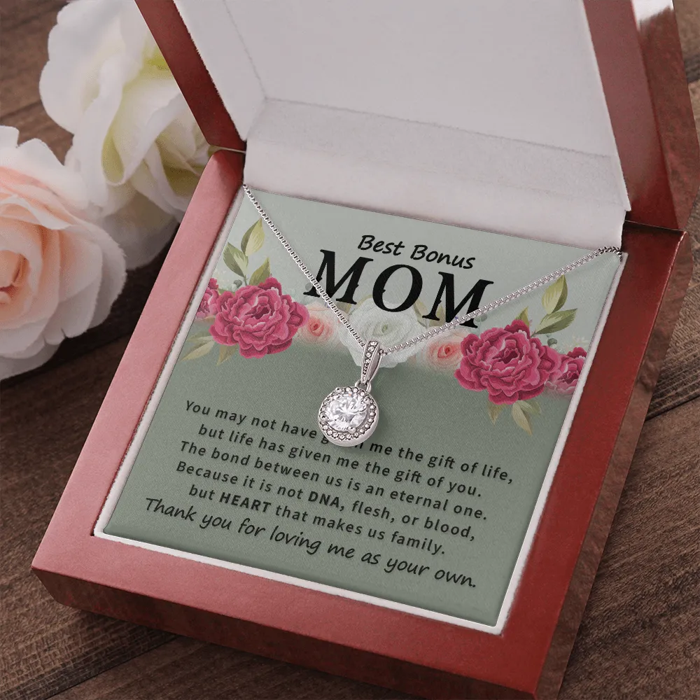 Heart that makes us family-Sentimental Eternal Hope Necklace for Bonus Mom