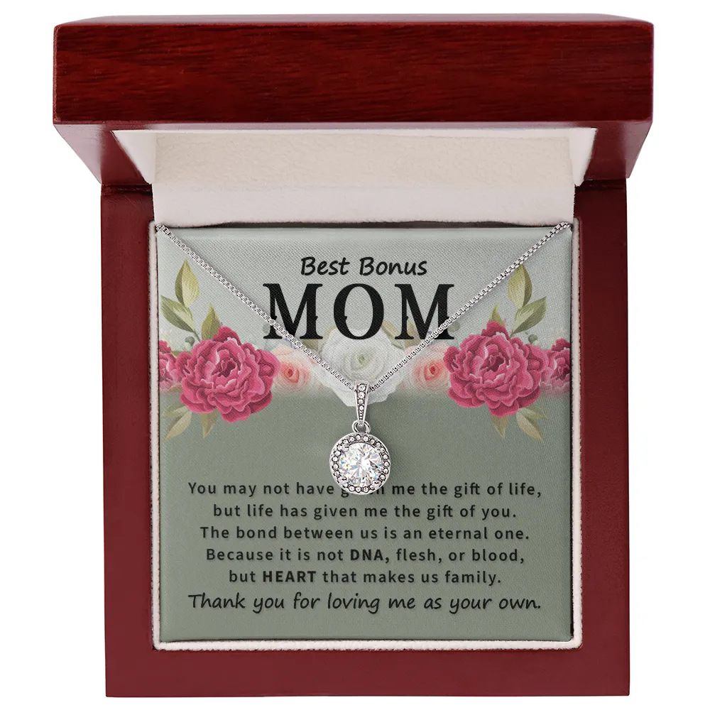 Heart that makes us family-Sentimental Eternal Hope Necklace for Bonus Mom