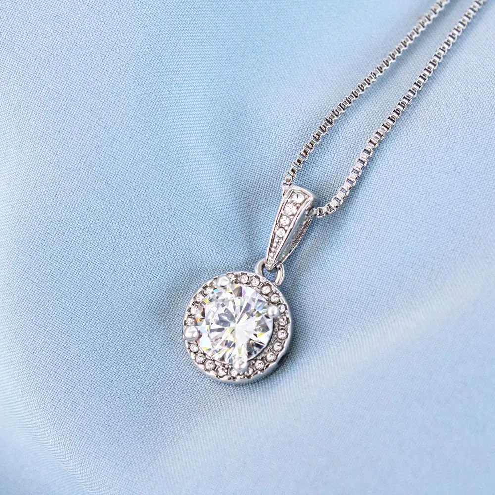 Heart that makes us family-Sentimental Eternal Hope Necklace for Bonus Mom
