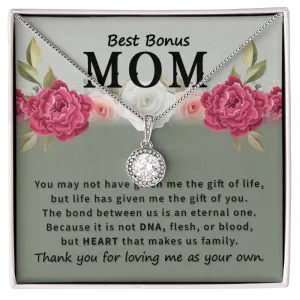Heart that makes us family-Sentimental Eternal Hope Necklace for Bonus Mom