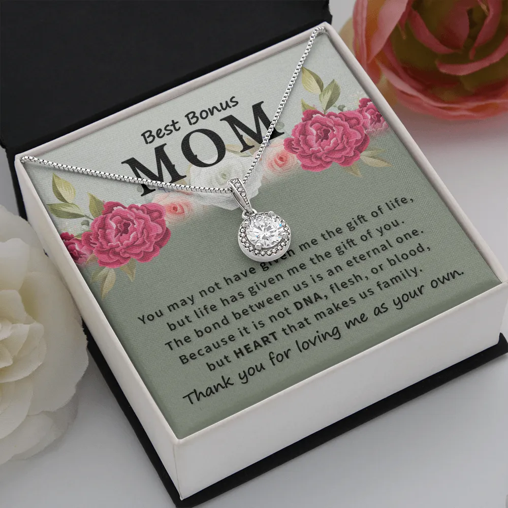 Heart that makes us family-Sentimental Eternal Hope Necklace for Bonus Mom