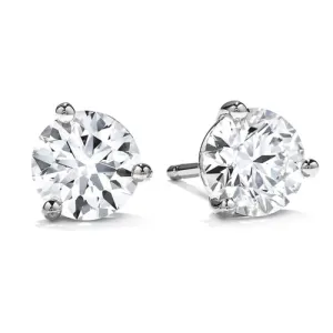 Hearts On Fire 18k White Gold  0.23–0.29ct Diamond Stud Earrings