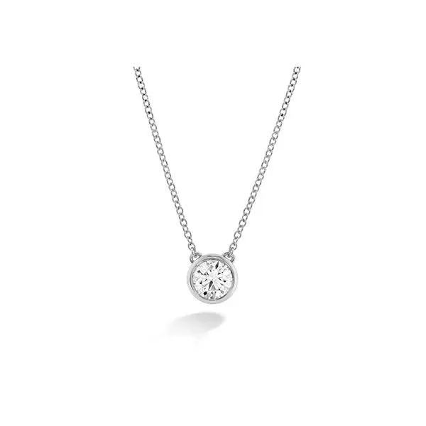 Hearts On Fire Classic Collection 18K White Gold Diamond Solitaire Necklace