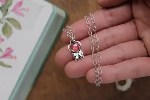 Hearts Promise Rose Quartz Necklace