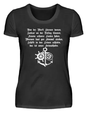 Heimathafen ...  - Damenshirt