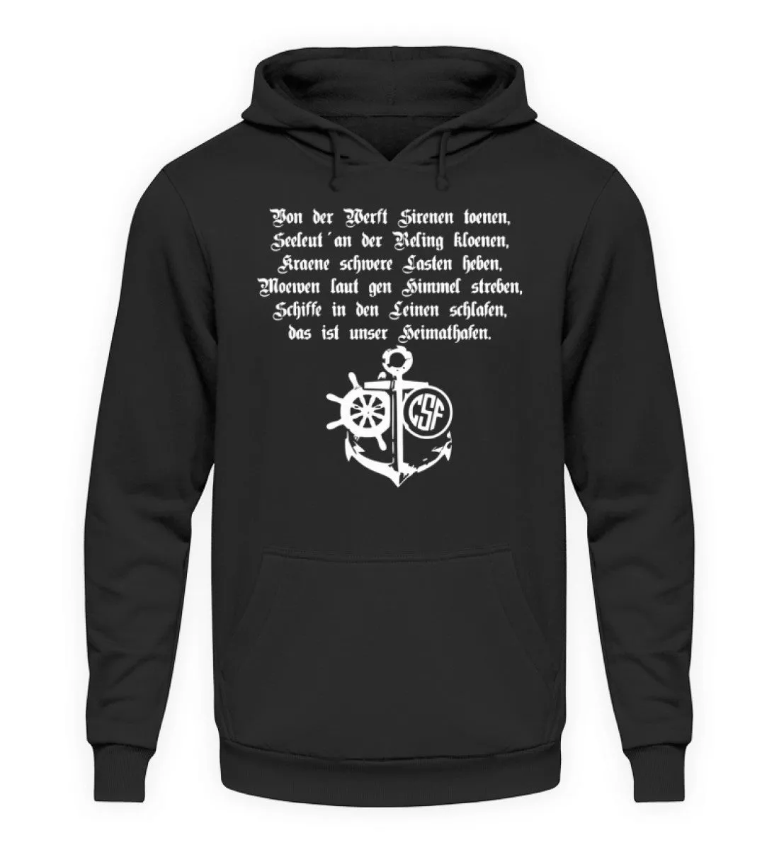 Heimathafen ...  - Unisex Kapuzenpullover Hoodie