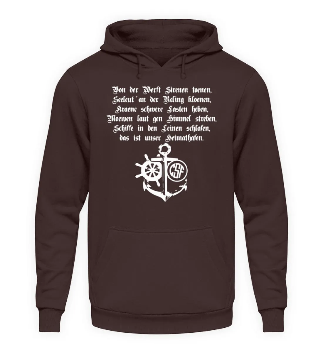 Heimathafen ...  - Unisex Kapuzenpullover Hoodie