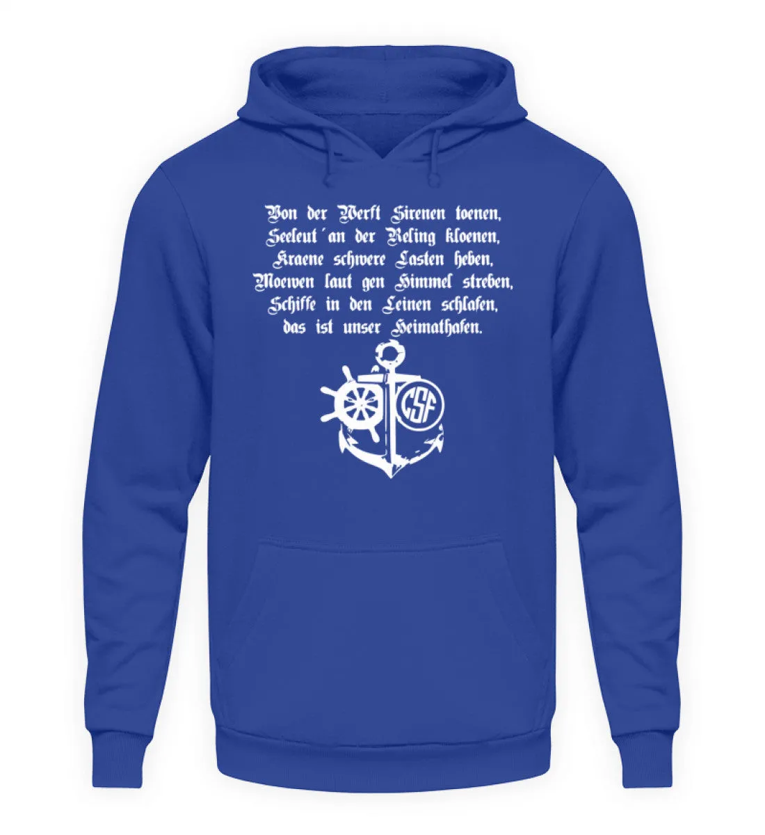 Heimathafen ...  - Unisex Kapuzenpullover Hoodie
