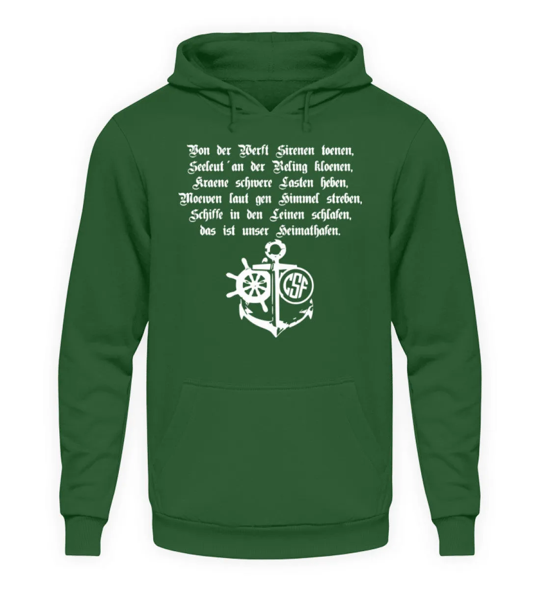 Heimathafen ...  - Unisex Kapuzenpullover Hoodie