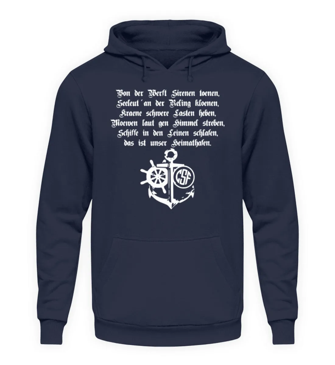 Heimathafen ...  - Unisex Kapuzenpullover Hoodie