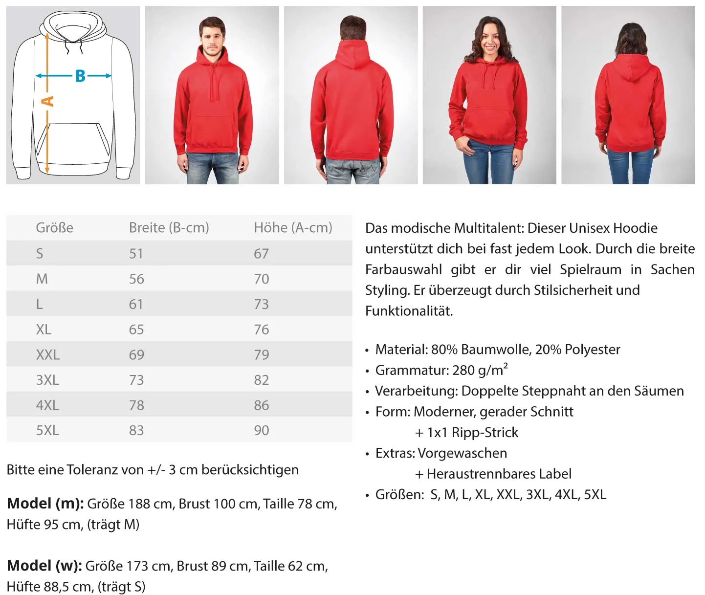 Heimathafen ...  - Unisex Kapuzenpullover Hoodie