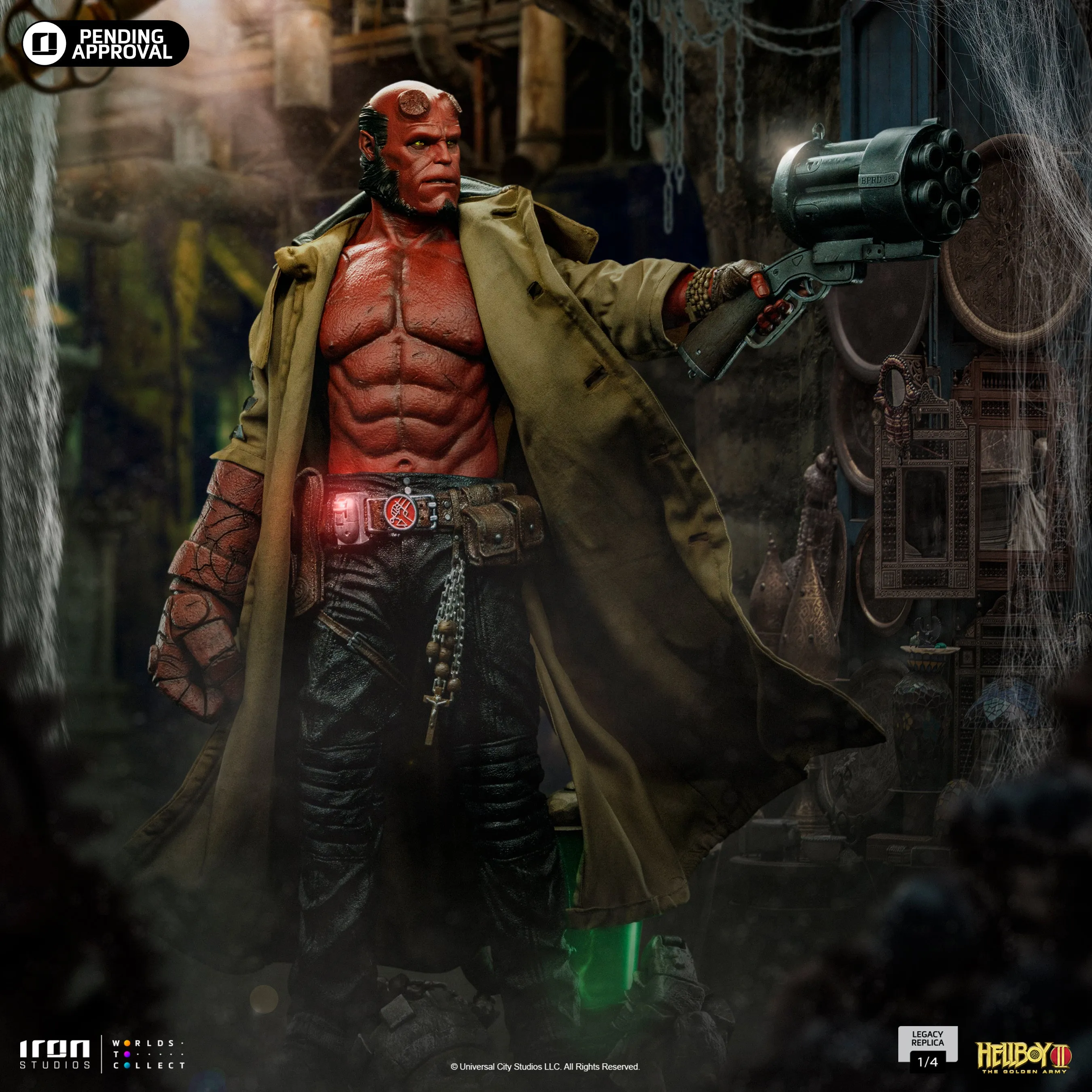 Hellboy Hellboy 2 1/4 Scale Statue Pre-order