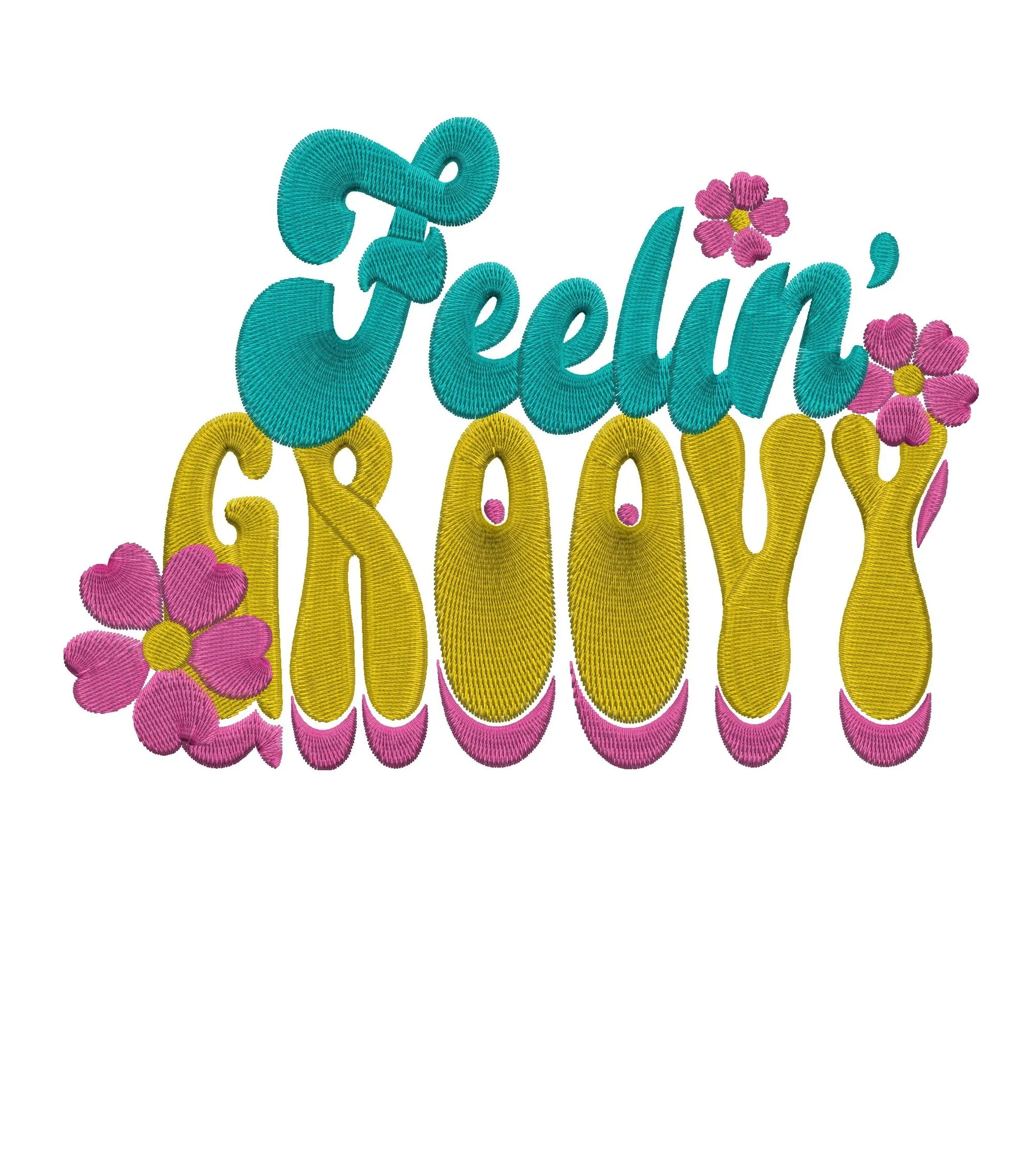 Here Comes the Sun Embroidery Design Groovy Embroidery DESIGN FILE - Instant download - Vp3 Exp Dst Hus Jef Pes formats