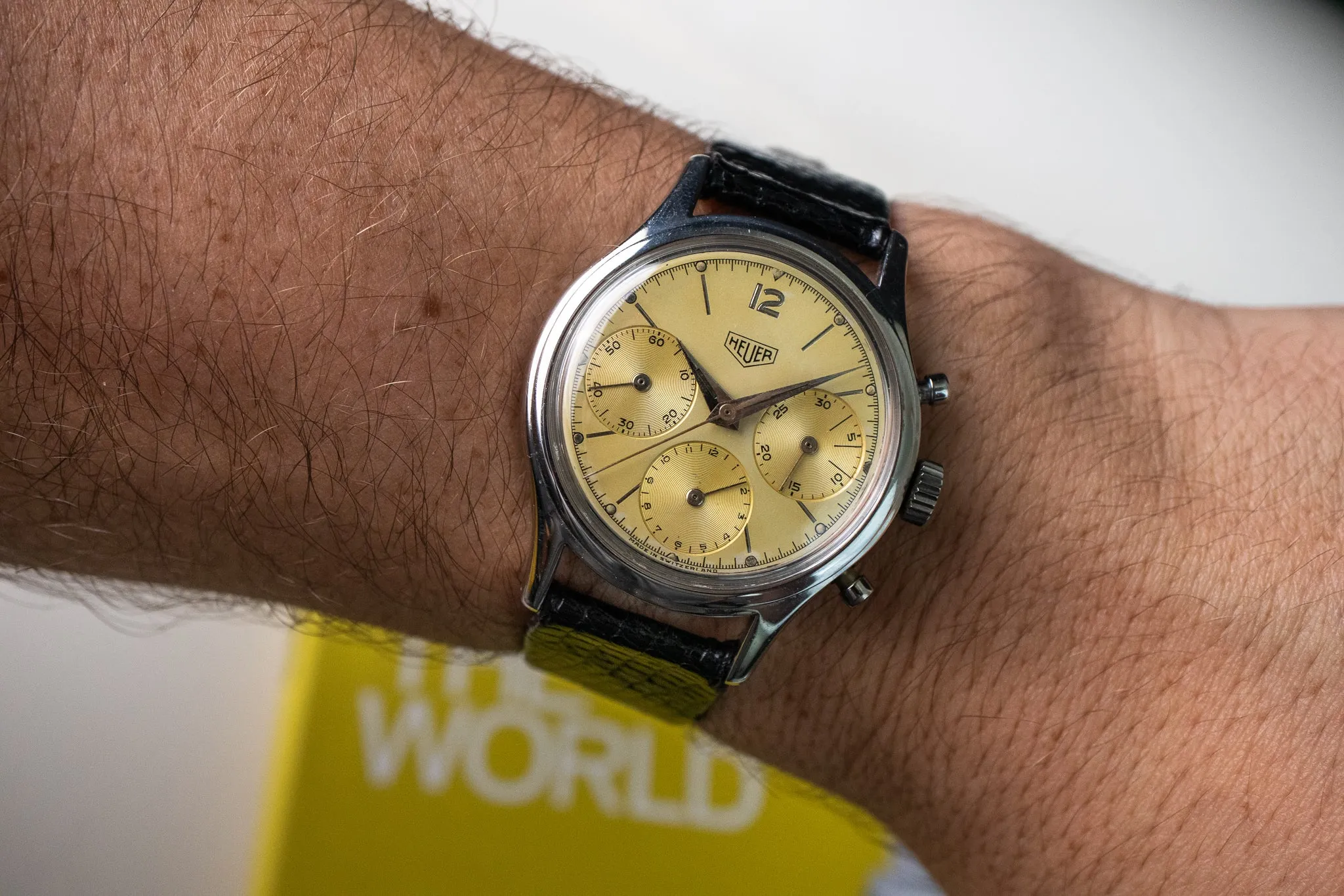 Heuer Chronograph Ref: 2444 Pre-Carrera