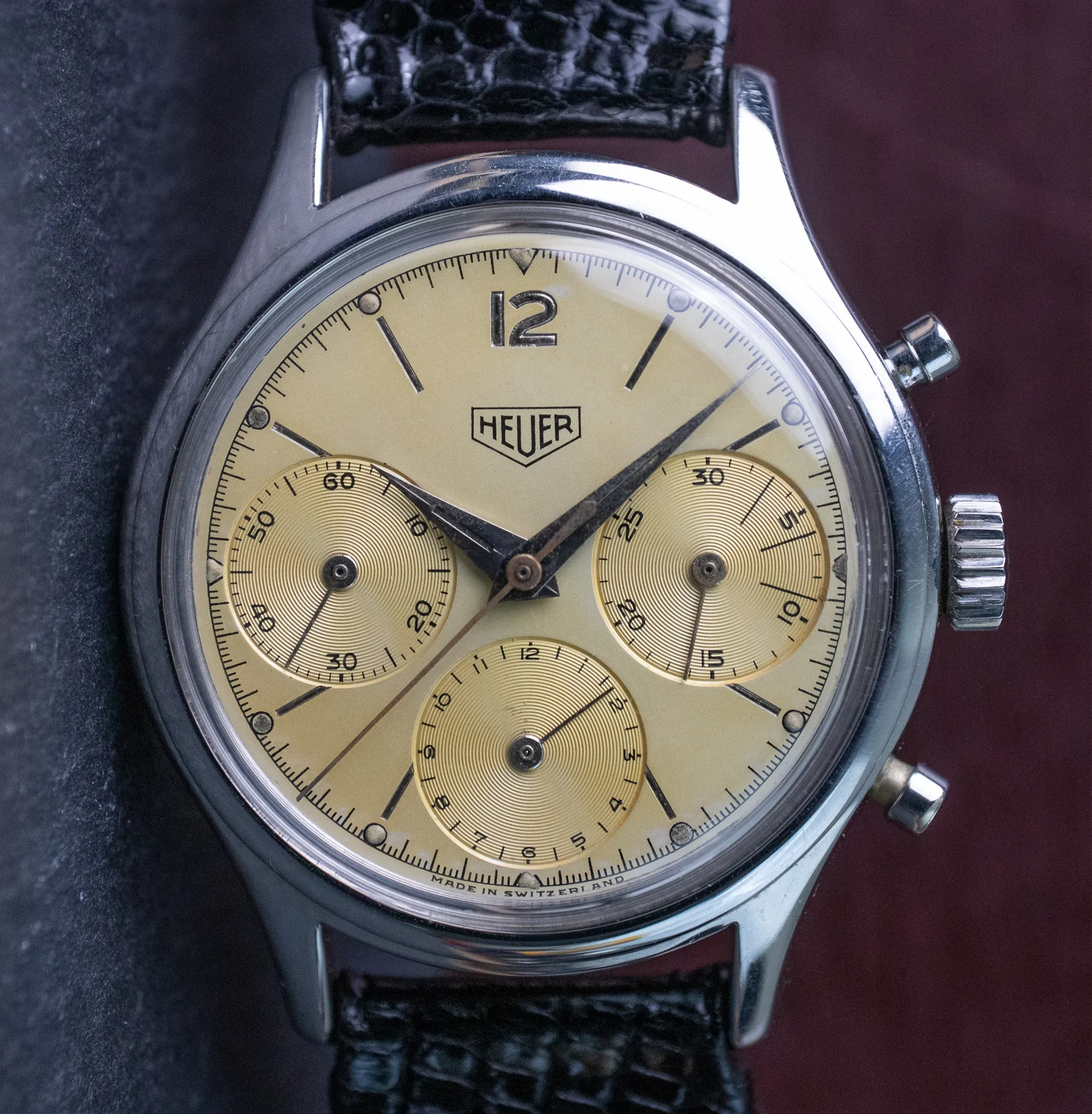 Heuer Chronograph Ref: 2444 Pre-Carrera
