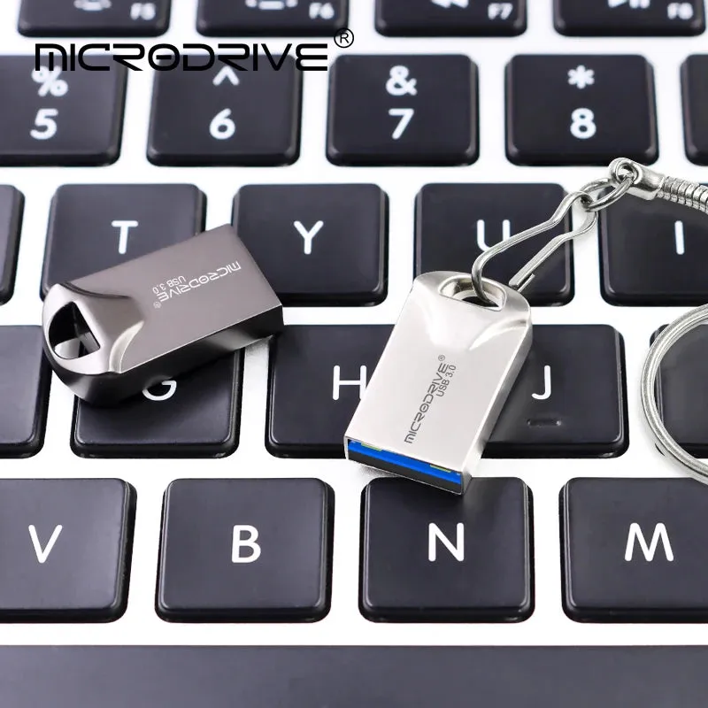 High-Speed USB 3.0 Metal Flash Drive - Waterproof, Various Capacities