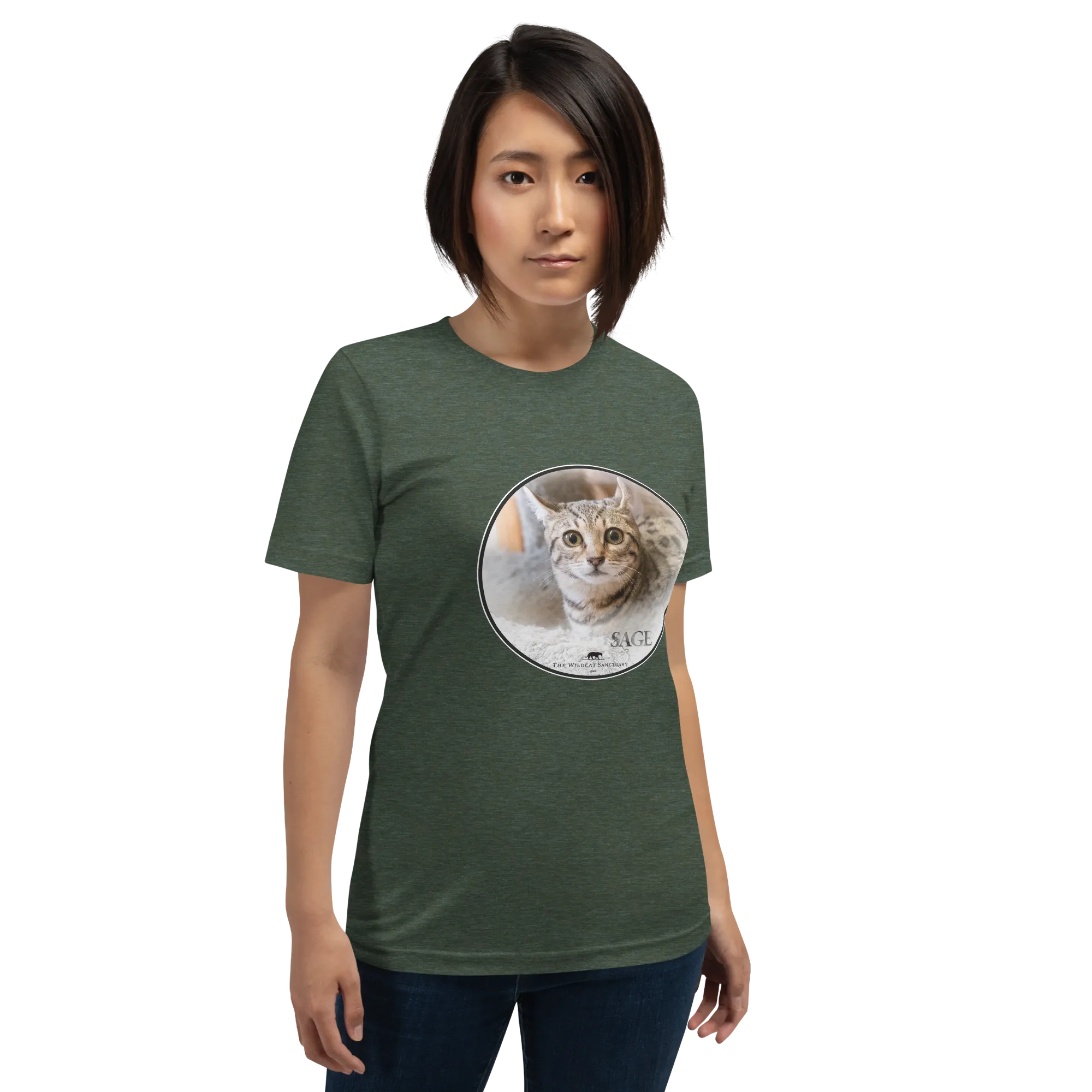 Highlander Lynx Hybrid Sage Unisex t-shirt