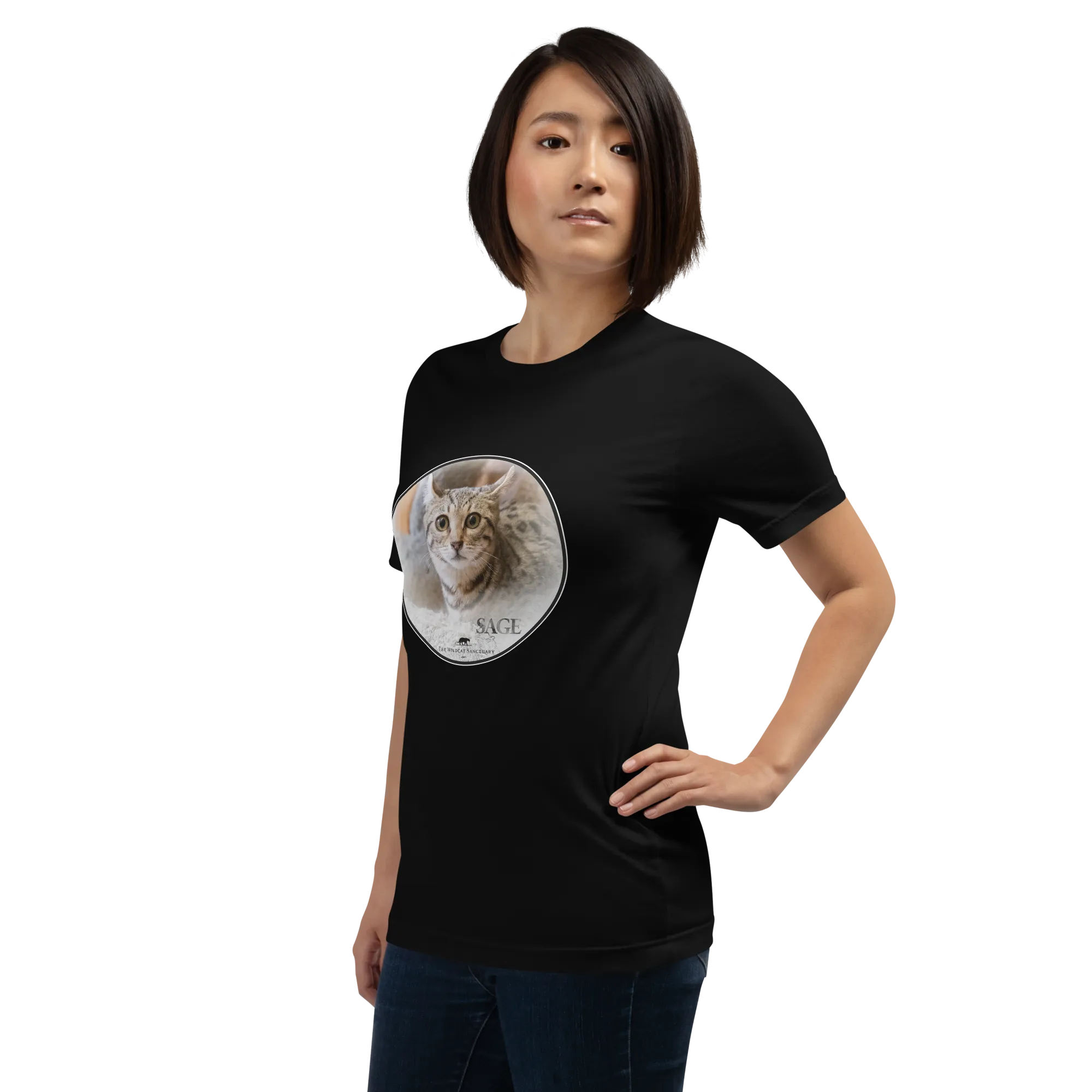 Highlander Lynx Hybrid Sage Unisex t-shirt