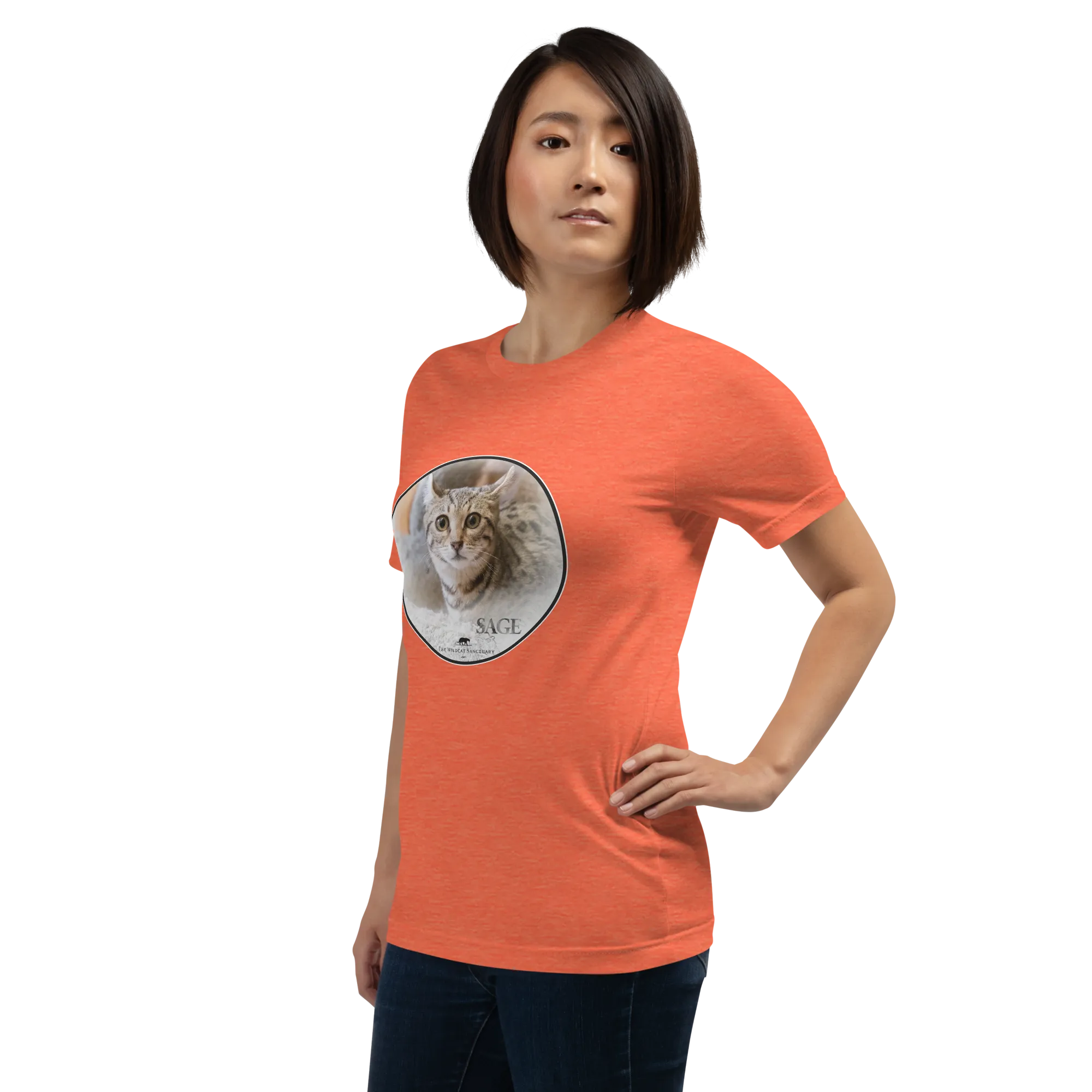Highlander Lynx Hybrid Sage Unisex t-shirt