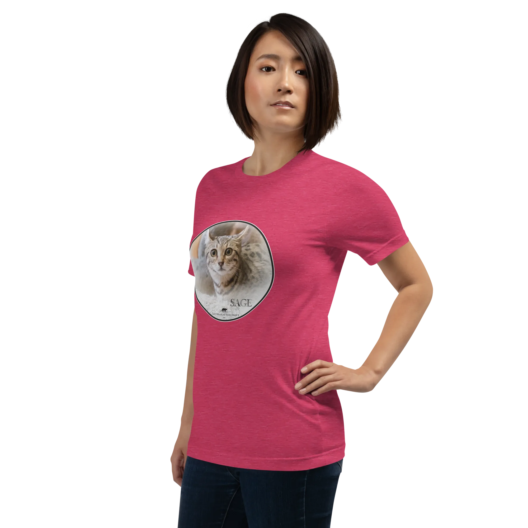 Highlander Lynx Hybrid Sage Unisex t-shirt