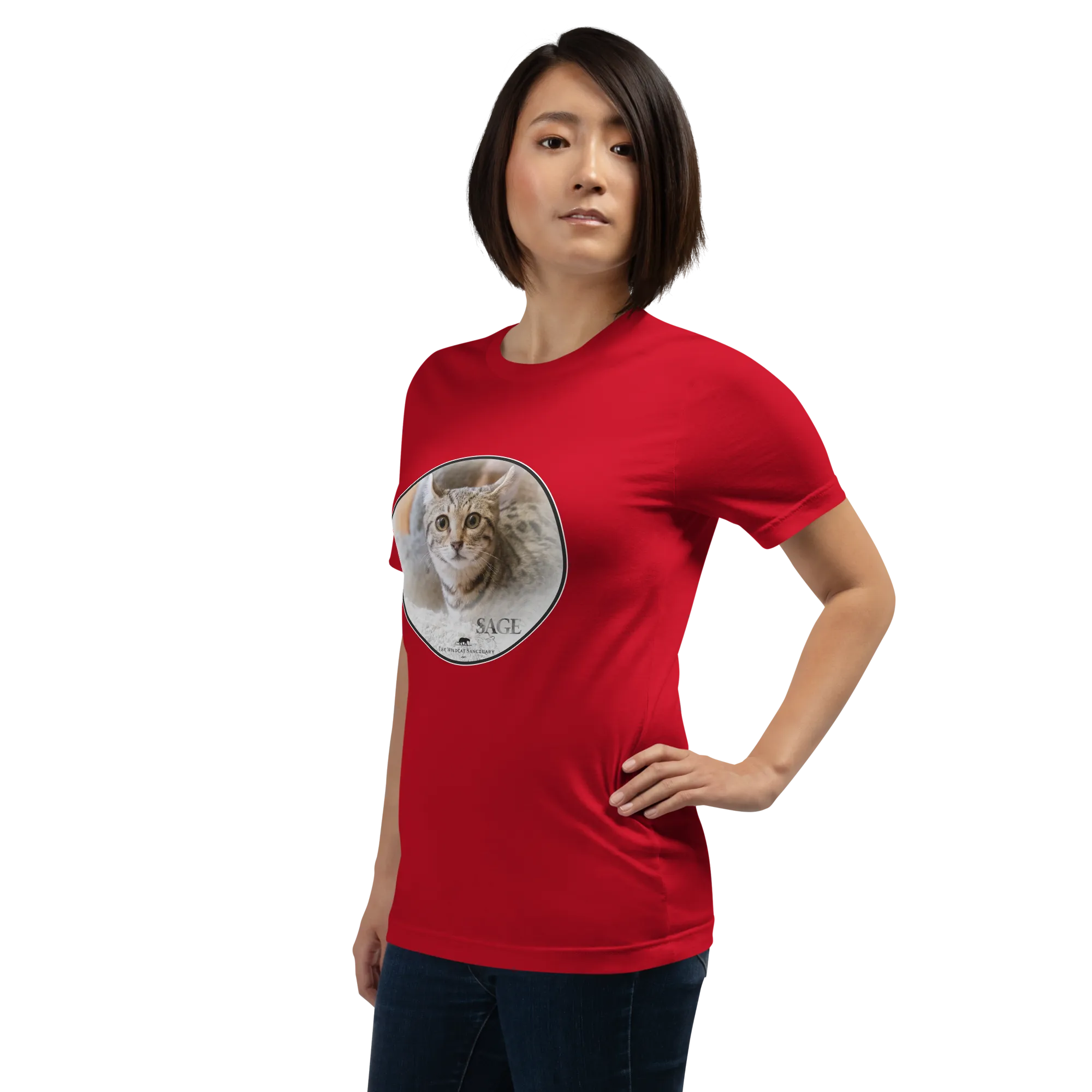 Highlander Lynx Hybrid Sage Unisex t-shirt